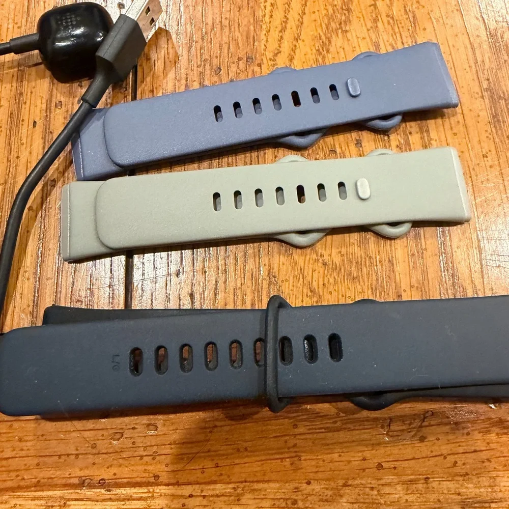 Fitbit Charger and Bands - Black, Gray, Blue